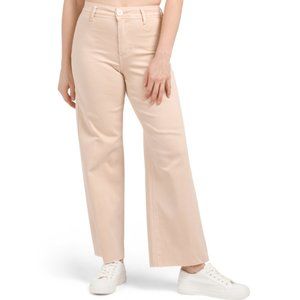 OAT NEW YORK Almond High Waisted Wide Leg Jeans